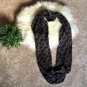 Grey and Black Michael Kors Scarf